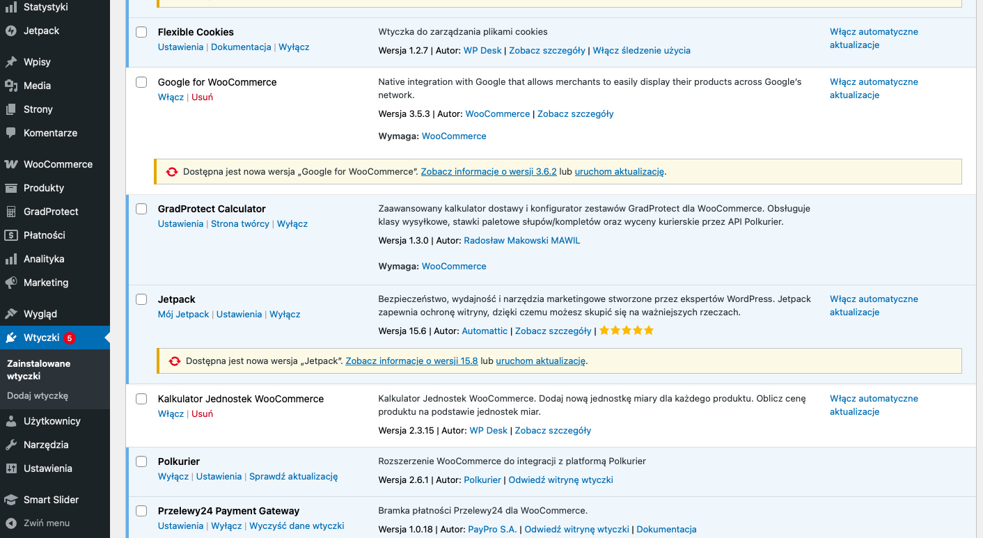 Wtyczka GradProtect Calculator w WordPress